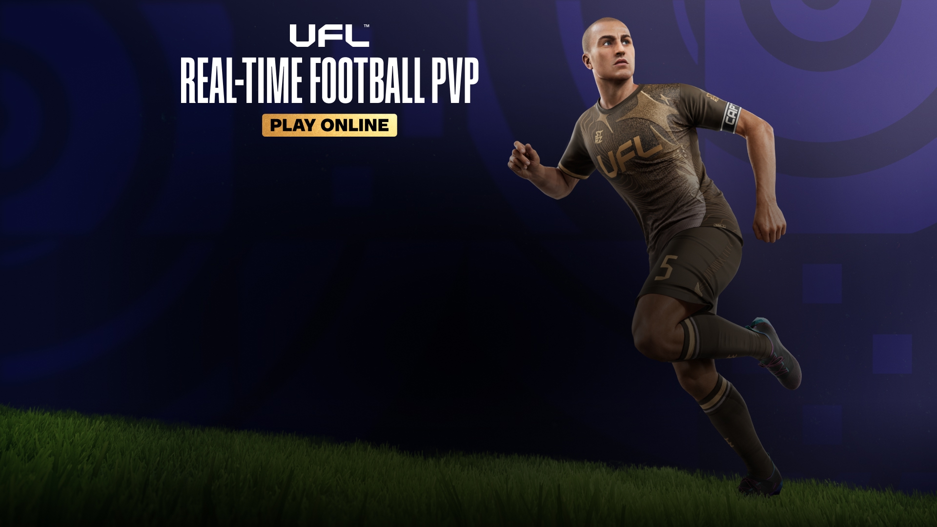 Free football game PC key visual – real-time football PvP, play online